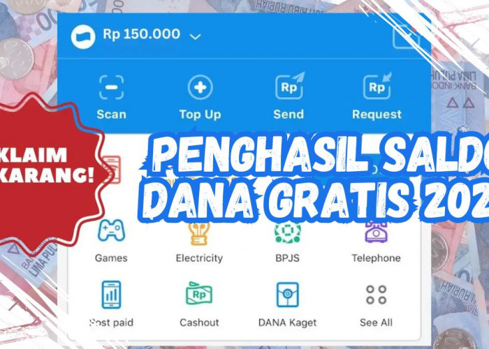 Tidak Pakai Jampi, Uang Saldo DANA Gratis Sabtu 15 Februari Masuk ke Akunmu