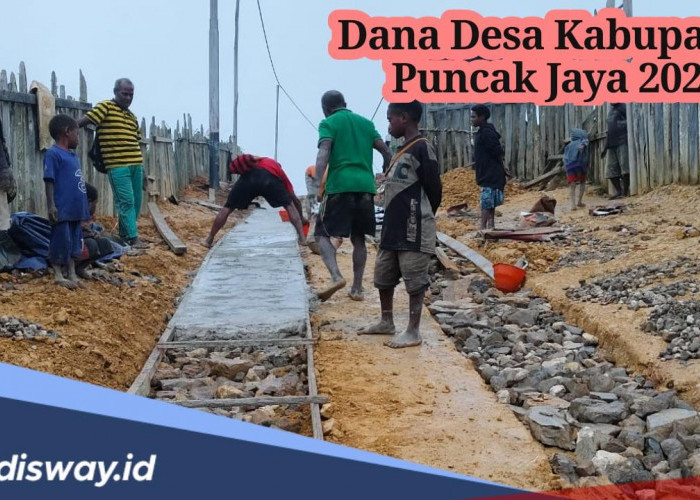 Kucuran Dana Desa Kabupaten Puncak Jaya 2024, Segini Rincian Tiap Desanya