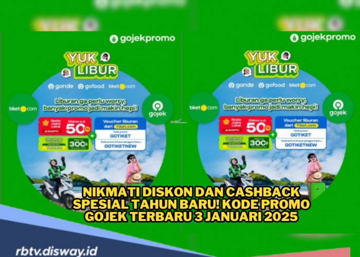 Ini Kode Promo Gojek Terbaru 3 Januari 2025, Ada Diskon hingga 90 Persen