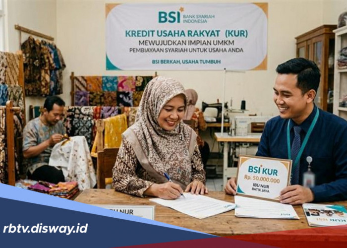 Pinjaman Modal Usaha KUR BSI Rp 50 Juta, Angsuran Terjangkau Tanpa Bunga 