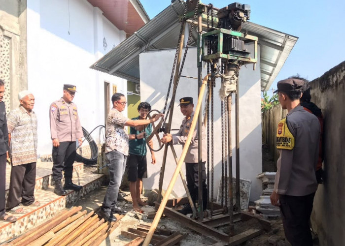 HUT Bhayangkara ke-80 Polri Lebih Dekat dengan Masyarakat, Polda Bengkulu Bangun 2 Sumur Bor