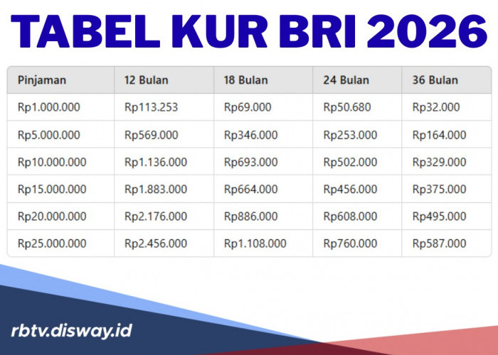 Tabel KUR BRI Mei 2026 Pinjaman Rp 110 Juta dan Cara Melihat Usaha Sudah Berkembang atau Belum
