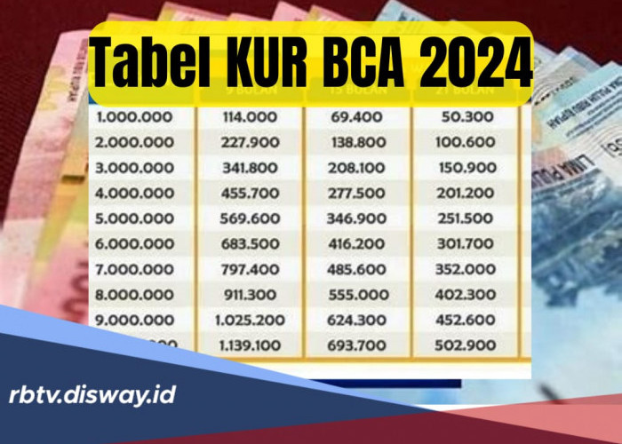 Cairkan Modal Usaha Melalui KUR BCA 2024, Ini Tabel Angsuran Pinjaman Rp 5-50 Juta, Penuhi Persyaratannya