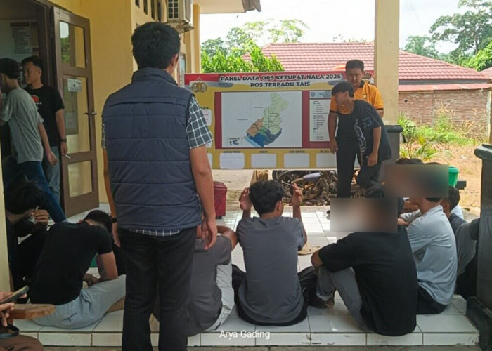 9 Remaja Diduga Geng Motor Diamankan Polres Seluma, Pengakuannya Bikin Miris