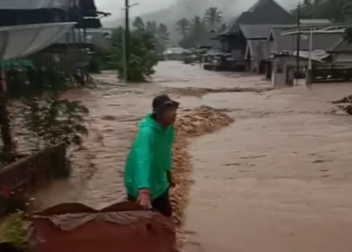 Banjir Terparah di Lebong Sejak 1995, Transportasi Lumpuh, Ratusan Rumah dan Lahan Pertanian Terendam