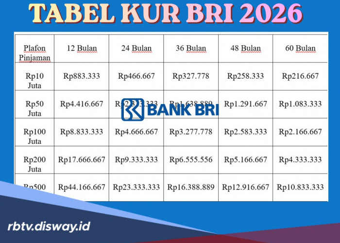 KUR BRI Mei 2026 Plafon Pinjaman Rp 55 Juta, Apa saja Ciri Pinjaman Disetujui?
