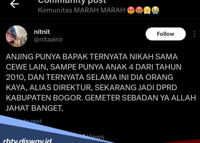 Kisruh Anak Vs Ayah Viral di X, Kini Sang Ayah Jadi Anggota DPRD Bogor Diduga Punya Selingkuhan 