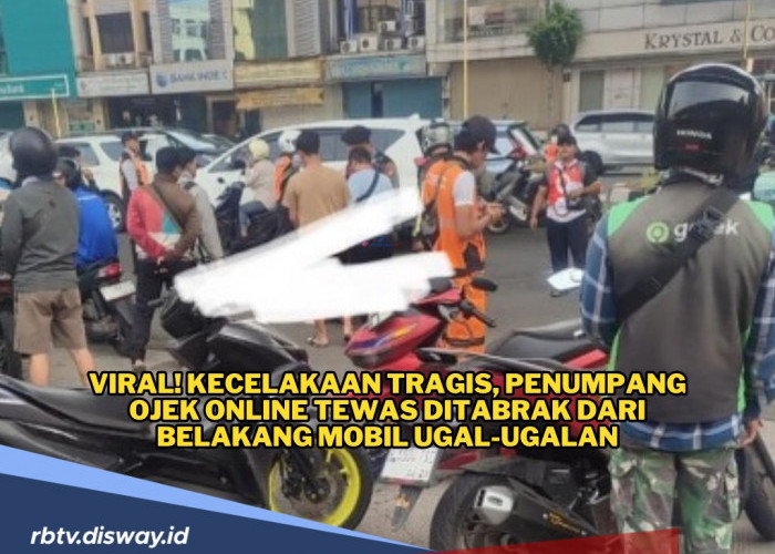 Mobil Ugal-ugalan, Penumpang Ojek Online Jadi Korban Tabrakan Maut 