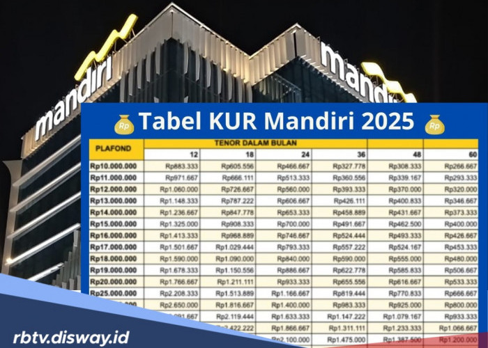 Tahun 2025, Bank Mandiri Berikan Pinjaman Modal Usaha KUR Tanpa Jaminan Hingga Rp 100 Juta