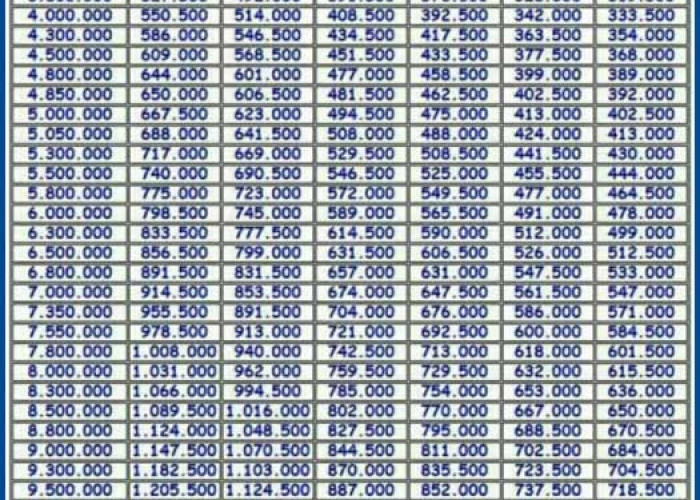  Ini Tabel Angsuran Gadai BPKB Mobil di Bank BRI yang Bisa Jadi Jaminan Pinjaman Rp50 Juta