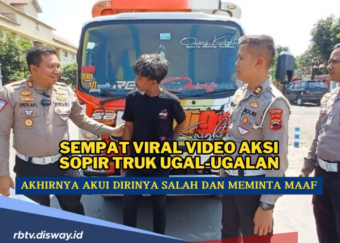 Video Sopir Truk Melaju Zig-Zag dan Ugal-ugalan Viral, Begini Reaksi dan Pengakuannya Ketika Ditangkap Polisi