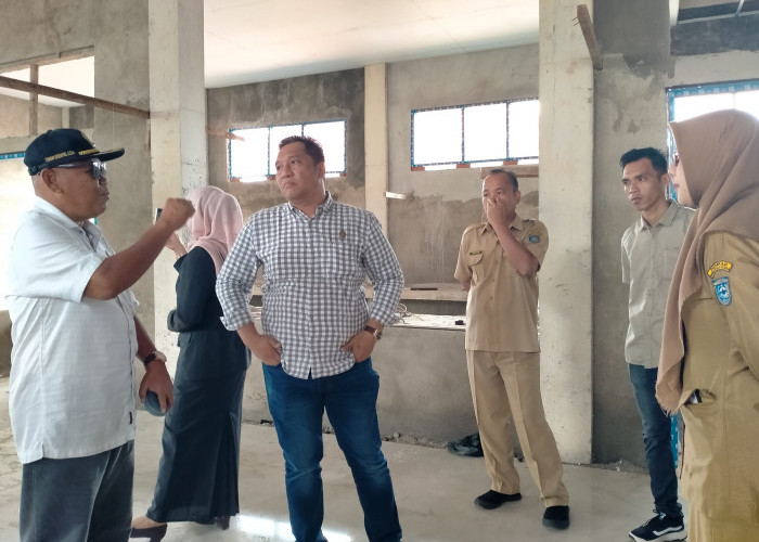 Komisi I DPRD Bengkulu Utara Sidak Proyek Gedung Laboratorium Dinkes, Kadis dan PPTK Menghilang