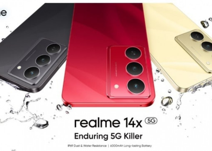 Realme 14x 5G Resmi Meluncur dengan Chipset MediaTek 6300 dan Kapasitas Baterai 6000 mAh   