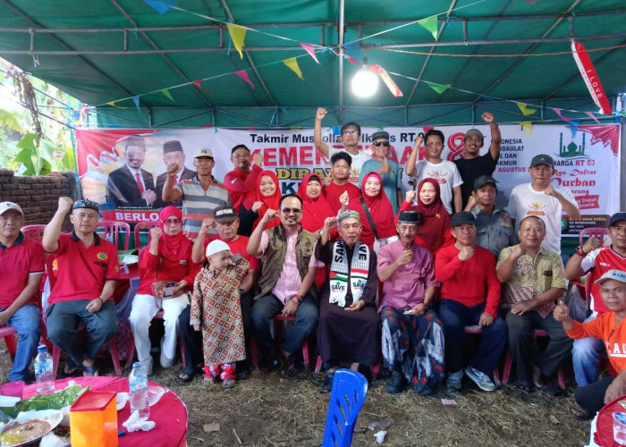 HUT RI Ke-81: Warga RT 03 Padang Nangka Kota Bengkulu Buktikan Kuatnya Persatuan