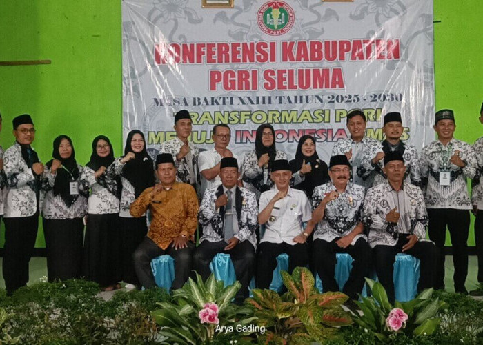 Konferensi PGRI Kabupaten Seluma Masa Bakti XXIII Tahun 2025-2030, Umardin Masih Diminta Jabat Ketua PGRI