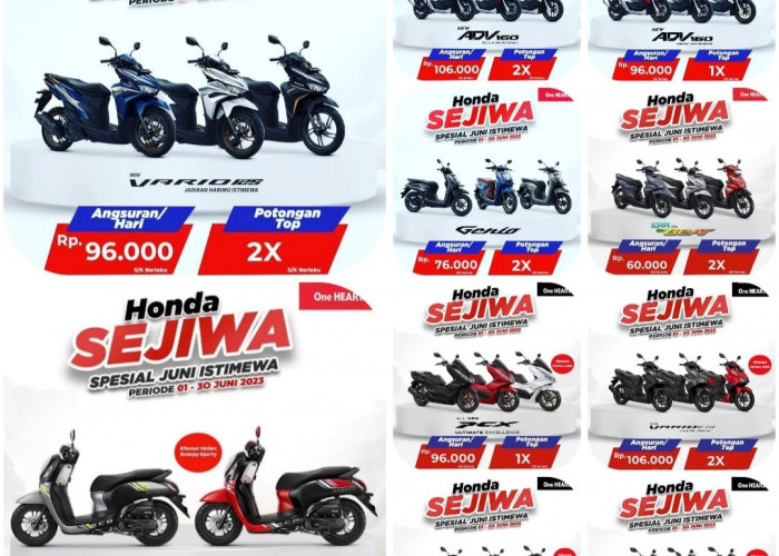 Promo Istimewa Spesial Juni ‘Honda Sejiwa’