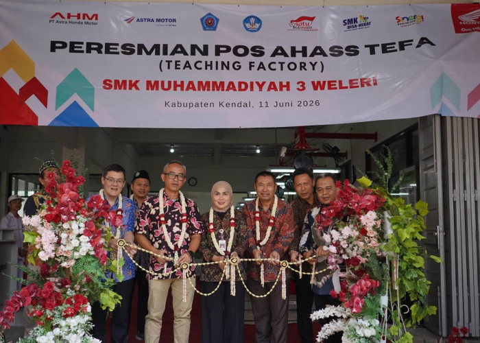 Resmikan Pos AHASS TEFA, AHM Jembatani Siswa Masuki Dunia Industri
