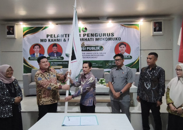 KAHMI-FORHATI Mukomuko Resmi Dilantik, UMKM Lokal Jadi Sorotan dalam Diskusi MBG