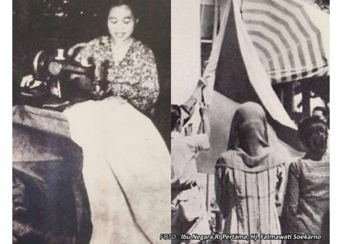 Sejarah Fatmawati Menjahit Bendera Merah Putih