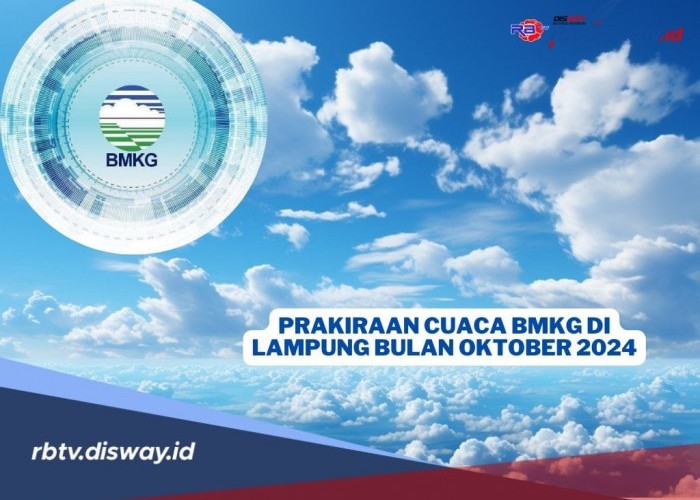 Prakiraan Cuaca Provinsi Lampung, Minggu 20 Oktober 2024, Mulai Diguyur Hujan? 