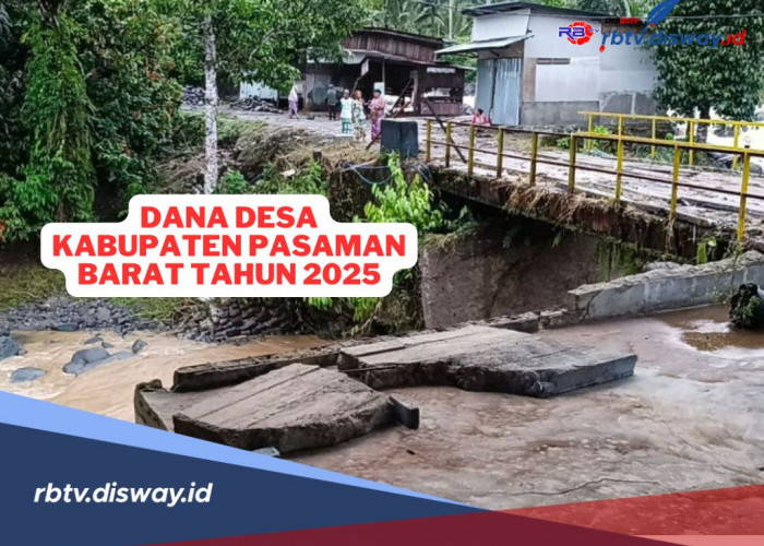 Rincian Dana Desa Kabupaten Pasaman Barat Tahun 2025, Ada 1 Desa Dapat Anggaran Rp 3 Miliar Lebih