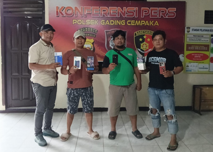 Kurang 24 Jam, Macan Cempaka Bekuk Pelaku Pencurian Handphone