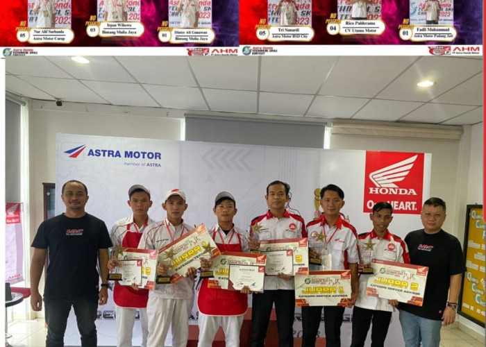 Ini Dia Juara Astra Honda Technical Skill Contest 2023 Region Bengkulu