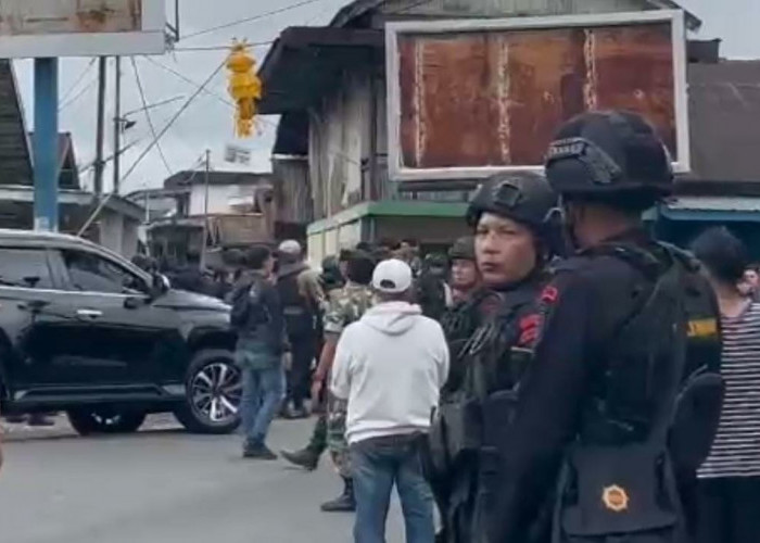 Binduriang Rejang Lebong di Sweeping Tim Gabungan Polda dan Polres, Brimob Bersenjata Lengkap Amankan Lokasi