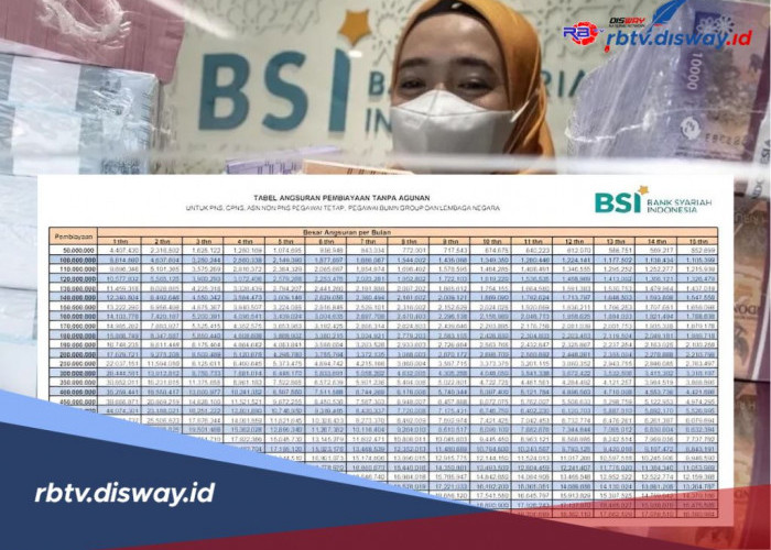 Tabel Angsuran Pinjaman untuk PNS di BSI untuk Berbagai Keperluan, Ini Syarat dan Cara Pengajuannya