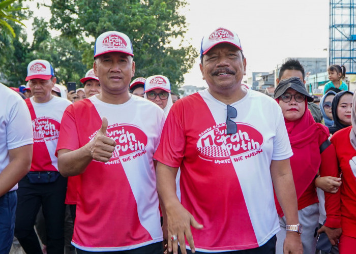 Jalan Sehat HUT Bank Bengkulu, Wagub Mian : Ajang Bumikan Merah Putih Bengkulu di Kancah Nasional