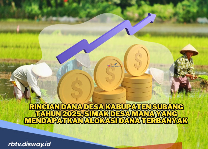 Rincian Dana Desa Kabupaten Subang Tahun 2025, Desa Mana yang Terbesar? 