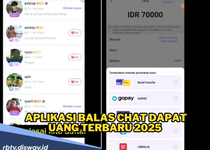 Mantap! Ini Aplikasi Balas Chat Dapat Uang Terbaru 2025, Cuan Lewat Obrolan dan Berlian!