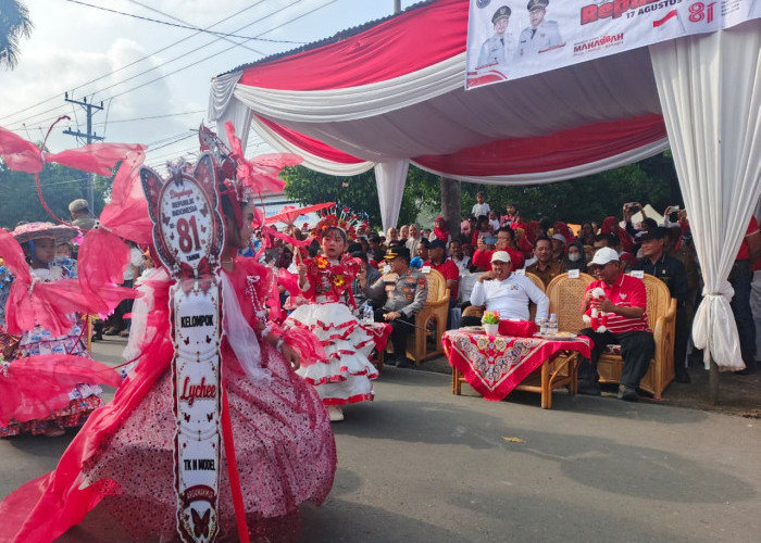 Bukan Sekadar Pawai, Kreativitas Pelajar Bengkulu Utara Bikin HUT RI ke-81 Makin Meriah