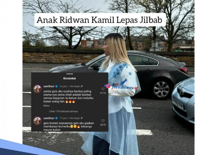 Anak Ridwan Kamil Lepas Jilbab Jadi Sorotan Warganet, Zara: Komen Sepuasnya Gais