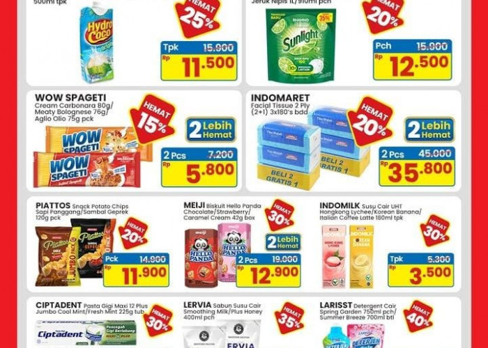 Daftar Promo Paling Murah di Indomaret Periode 17–23 Juli 2025