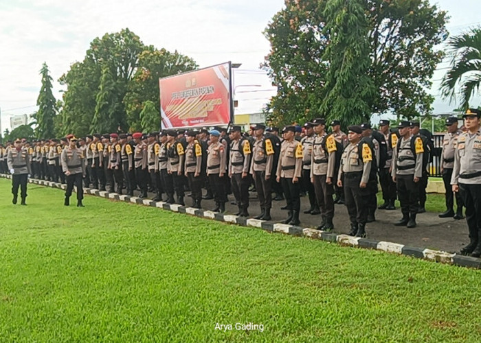 Dibekali Suplemen Multivitamin, 300 Personel Polres Seluma Dikerahkan Amankan 374 TPS