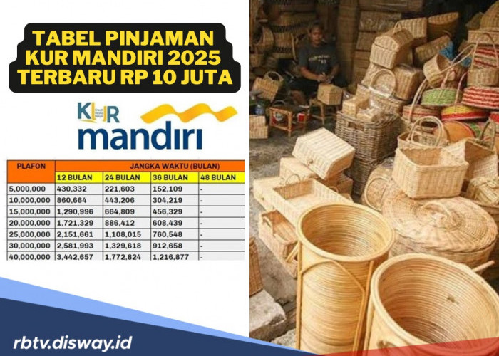 Tabel Pinjaman KUR Mandiri 2025 Terbaru Rp 10 Juta, Berapa Batas Nominal Pinjaman jika Tanpa Jaminan Tambahan?