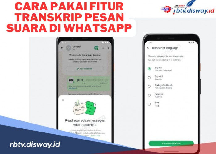 Asyik! Kini WhatsApp Bisa Transkrip Pesan Suara, Begini Cara Menggunakannya