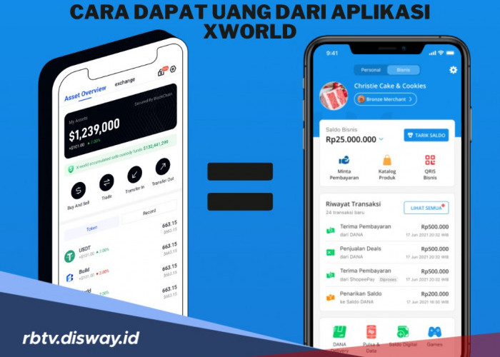 Cara Mudah Dapat Uang dari Aplikasi XWorld, Selesaikan Misinya Tarik Saldonya