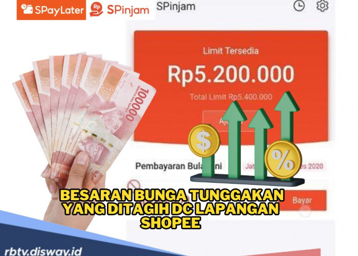 Segini Besaran Bunga Tunggakan yang Ditagih DC Lapangan Shopee Jika Telat Bayar Angsuran, Bikin Kantong Jebol