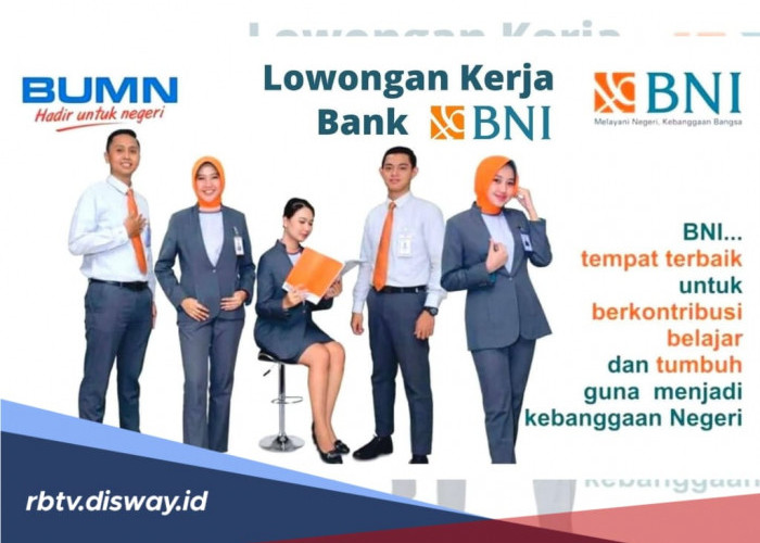 Lowongan Kerja Terbaru di BUMN BNI, Buruan Daftar Sebelum Akhir Desember 2024