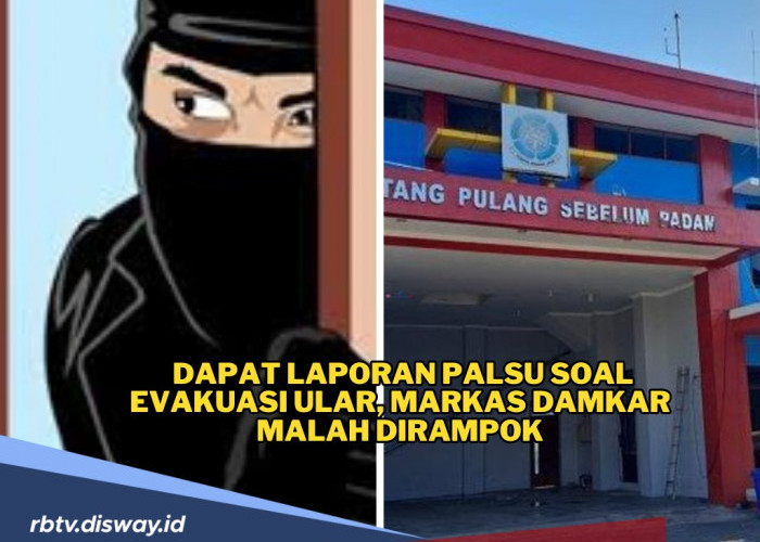 Waduh! Dapat Laporan Palsu Soal Evakuasi Ular, Markas Damkar Malah Dirampok, Tas dan HP Raib