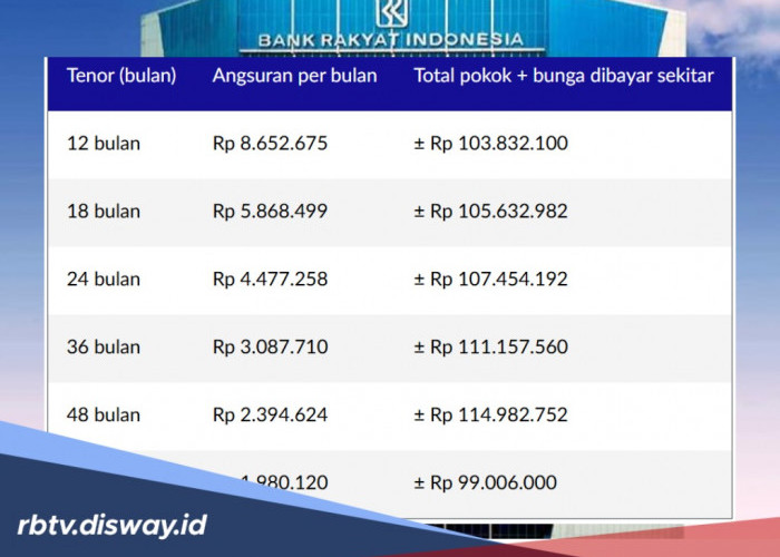 Begini Cara Membaca dan Menganalisis Tabel Angsuran Pinjaman KUR Rp 100 Juta