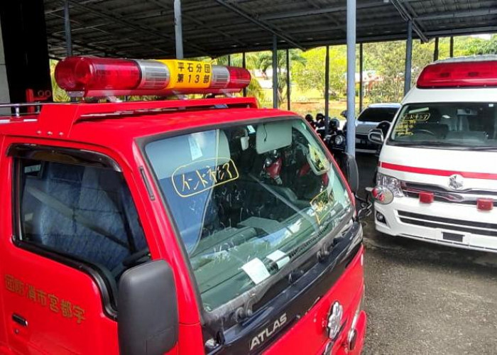 Dua Unit Mobil Bantuan  Jepang Tiba di Kaur, Pemkab Minta 8 Unit Lagi