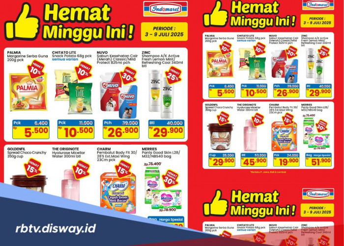 Cek Promo JSM Indomaret Terbaru 2025! Diskon Besar Periode 03-09 Juli, Buruan Mumpung Masih Ada