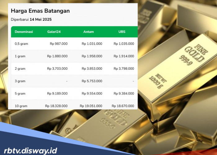 Harga Emas Antam, UBS dan Galeri 24 Hari Ini Makin Ajnlok, Kesempatan Beli