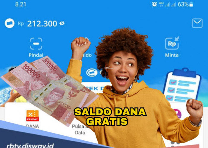 Khusus Bagi yang Butuh Uang Hari Ini Senin 17 Februari, Silakan Klaim Saldo DANA Gratis Rp 210.000