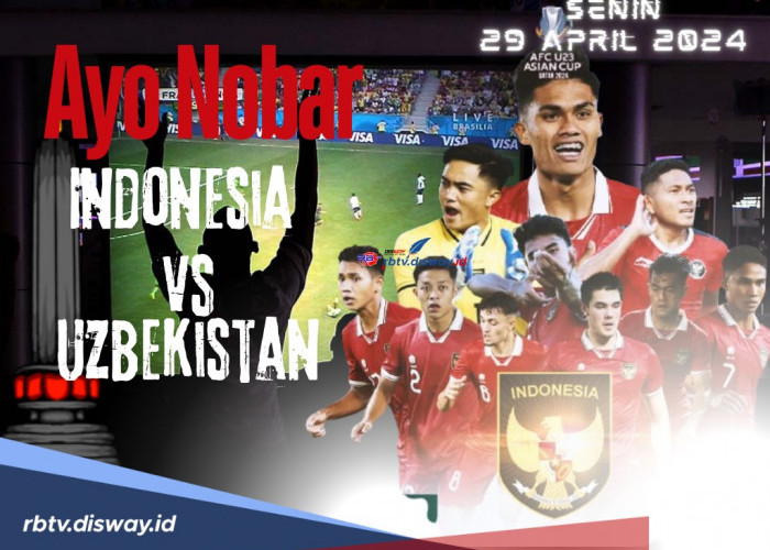 Pemkot Siapkan Tempat, Indonesia Vs Uzbekistan Ini Tempat Nobar Semifinal Piala Asia U23 di Malang