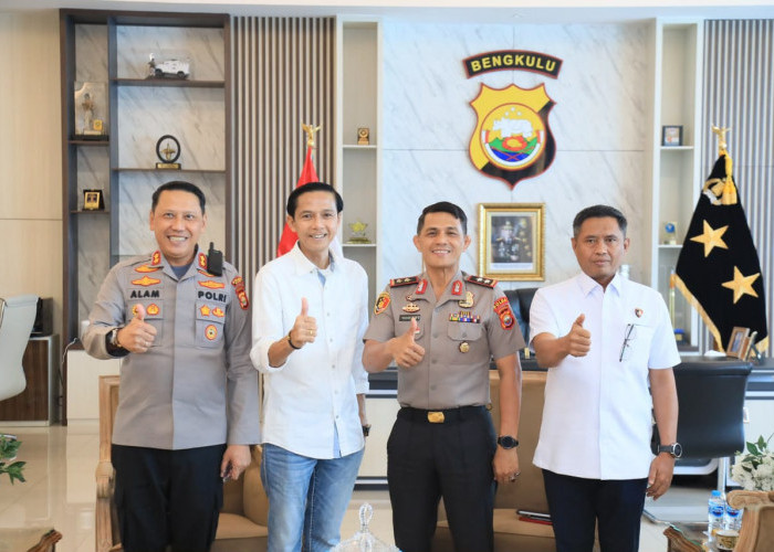 Gusril Pausi Sowan ke Kapolda Bengkulu, Bahas Keamanan dan Kerja Sama Pemkab Kaur
