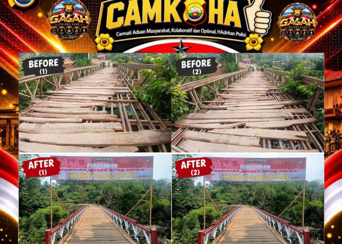 Jembatan Merah Putih Presisi di Desa Napal Jungur Resmi Beroperasi, Hubungkan Tiga Desa di Seluma